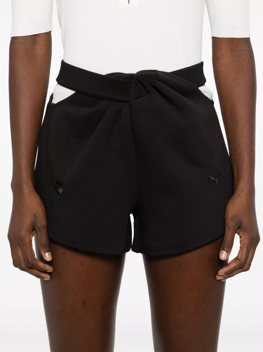 Cheap Coperni x Puma twist-detail shorts Women 0130