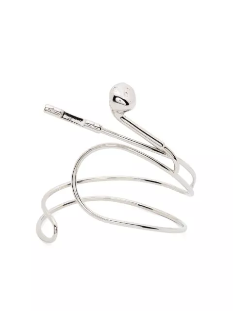 Coperni earphones-motif open-cuff bracelet Women 0116