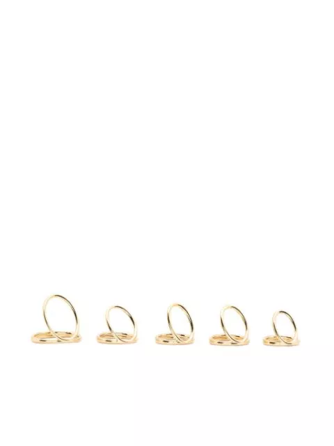 Coperni Finger Picks rings (set of five) Women 0114