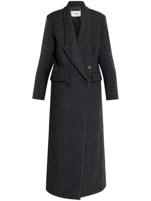 Affordable Coperni check-pattern coat Women 0130