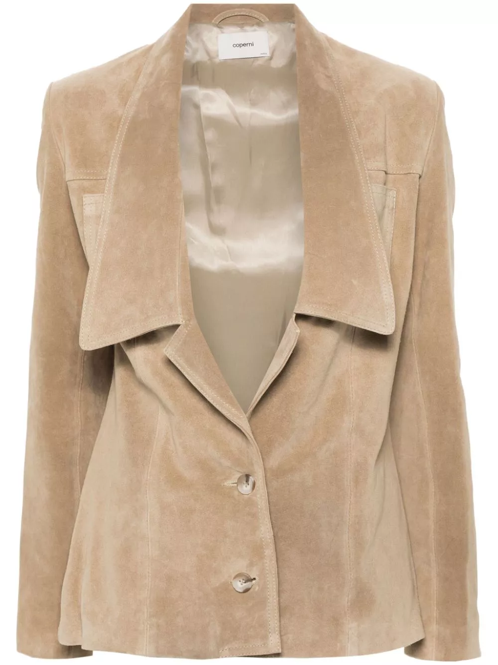 Coperni suede single-breasted jacket Women 0113