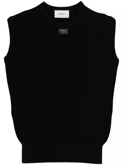 Affordable Coperni sleeveless fine-knit top Men 0125