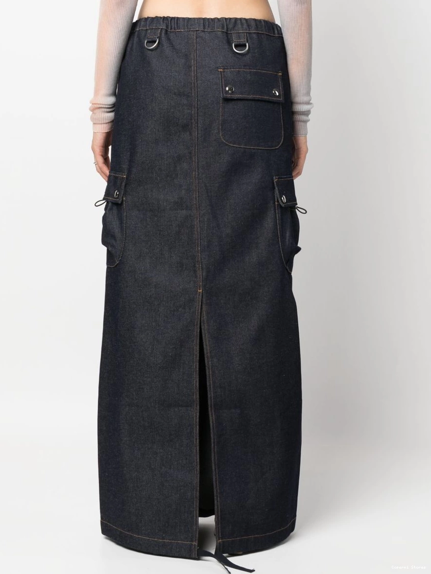 Affordable skirt maxi denim Coperni dark-wash Women 0211