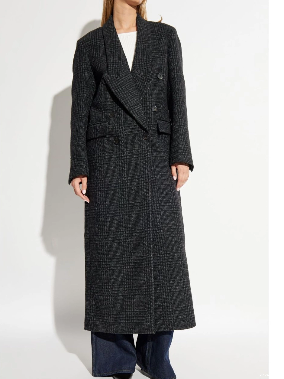 Affordable Women coat Coperni check-pattern 0218