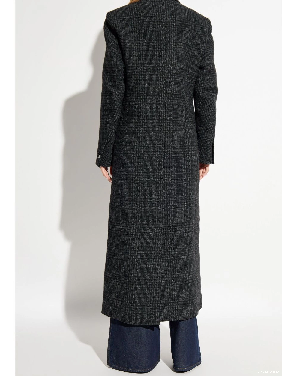 Affordable Women coat Coperni check-pattern 0218