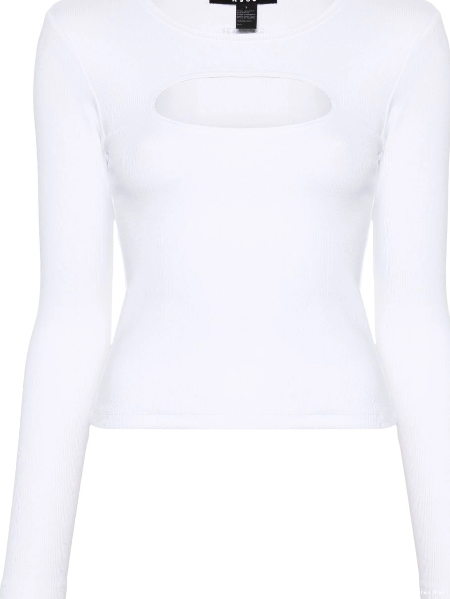 Affordable Coperni top cut-out ribbed Women 0223