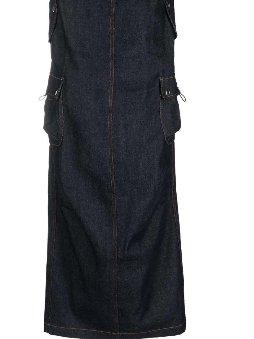 Affordable skirt maxi denim Coperni dark-wash Women 0211