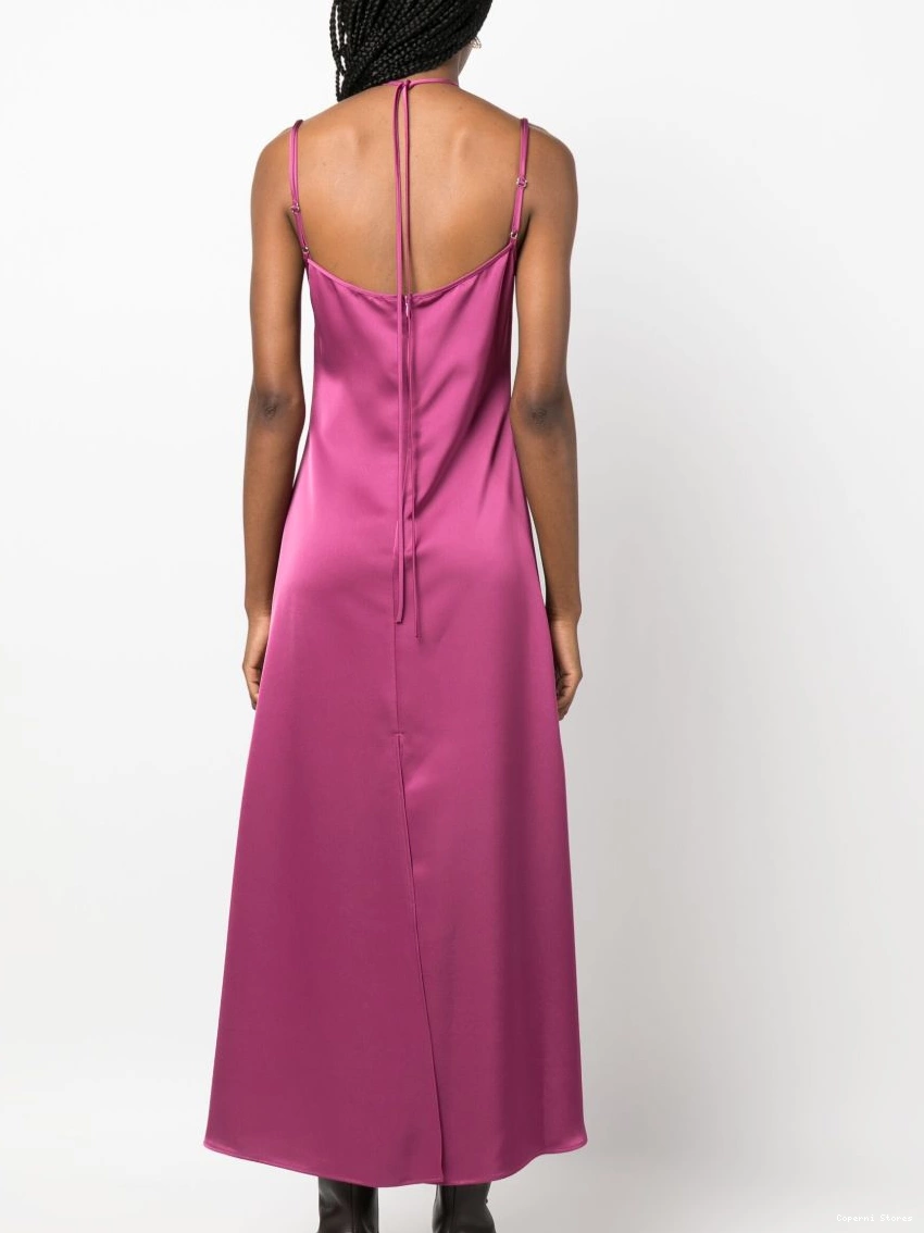 Affordable dress satin halterneck midi Women Coperni 0218