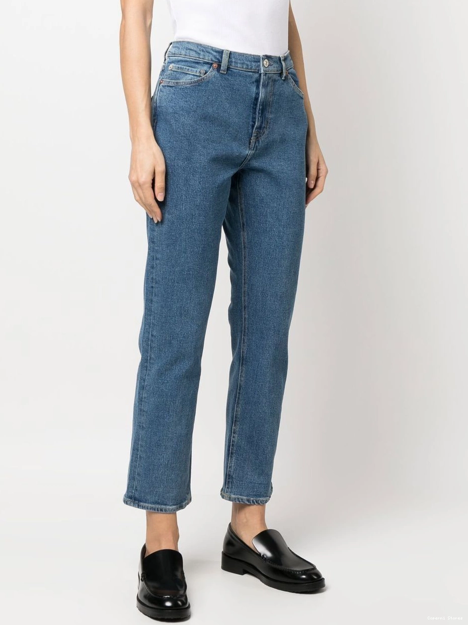 Cheap cropped Women Coperni mid-rise jeans 0222