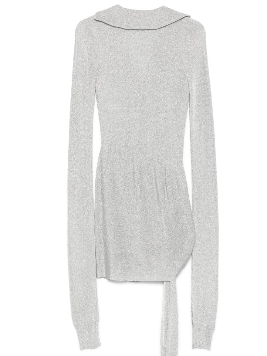 Affordable knotted long-sleeve Coperni Women dress mini 0222