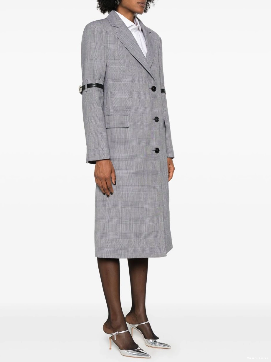 Affordable midi checked coat Women Coperni 0216