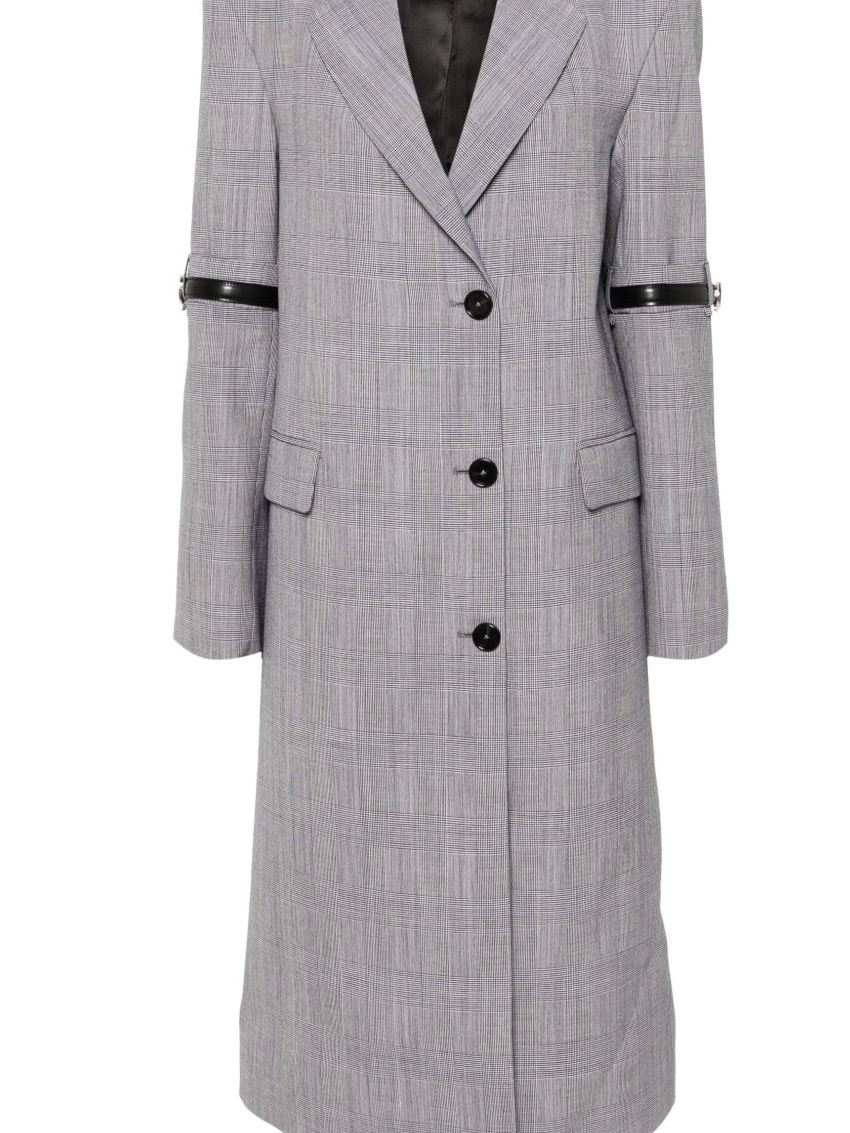 Affordable midi checked coat Women Coperni 0216