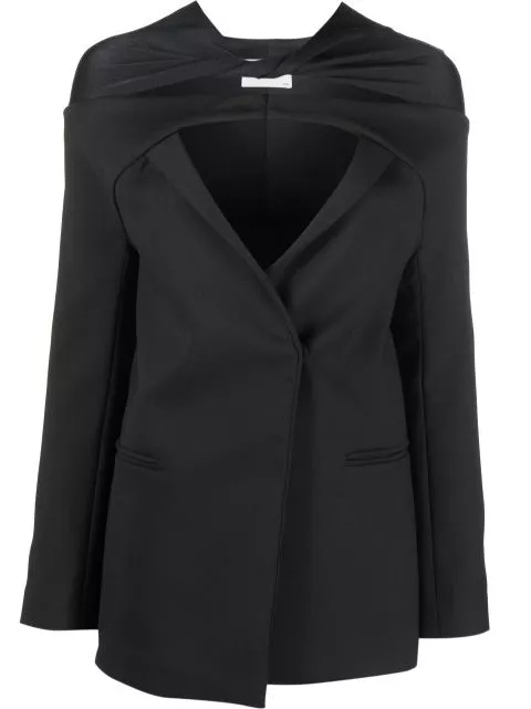 Cheap Coperni cut-out gathered blazer Women 0204