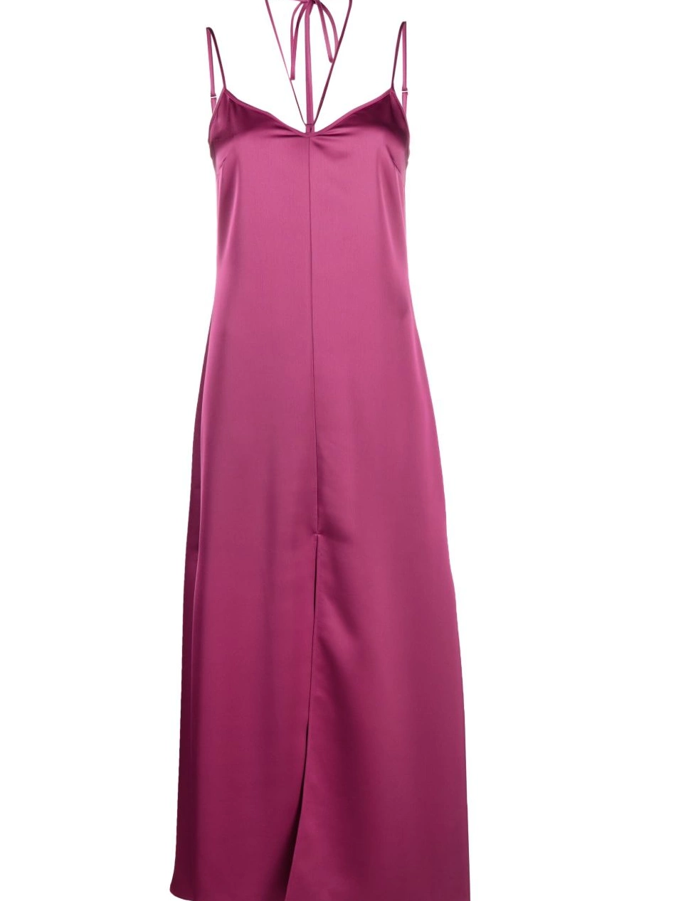 Affordable dress satin halterneck midi Women Coperni 0218