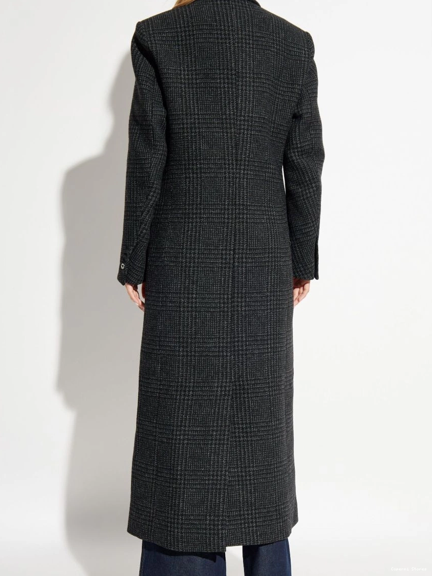 Affordable Women check-pattern coat Coperni 0223