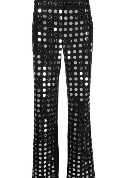 Affordable mirrored disc-embellished Coperni Women trousers 0217