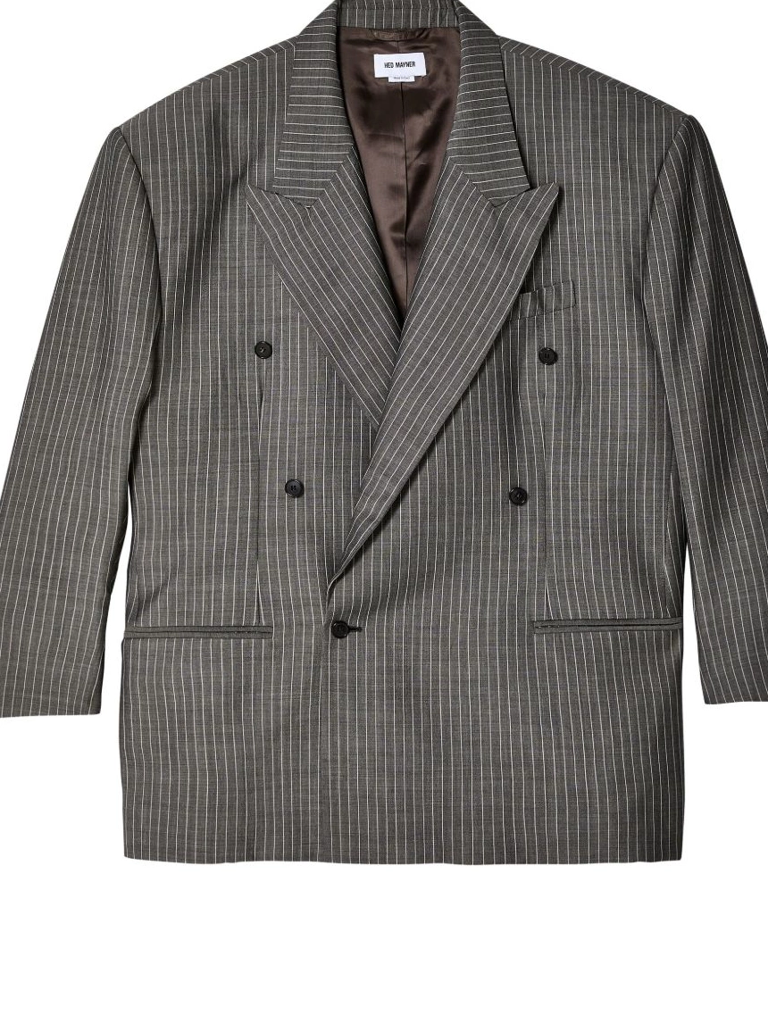 Affordable pinstripe Women blazer double-breasted Coperni 0223