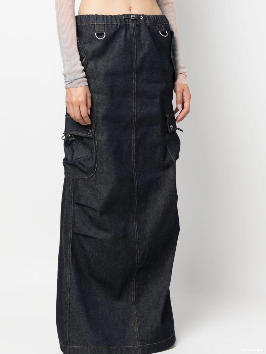 Affordable skirt maxi denim Coperni dark-wash Women 0211