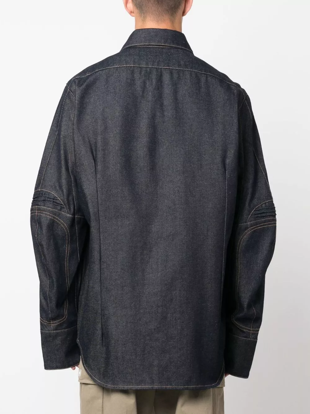 Cheap Coperni drop-shoulder denim shirt Men 0205