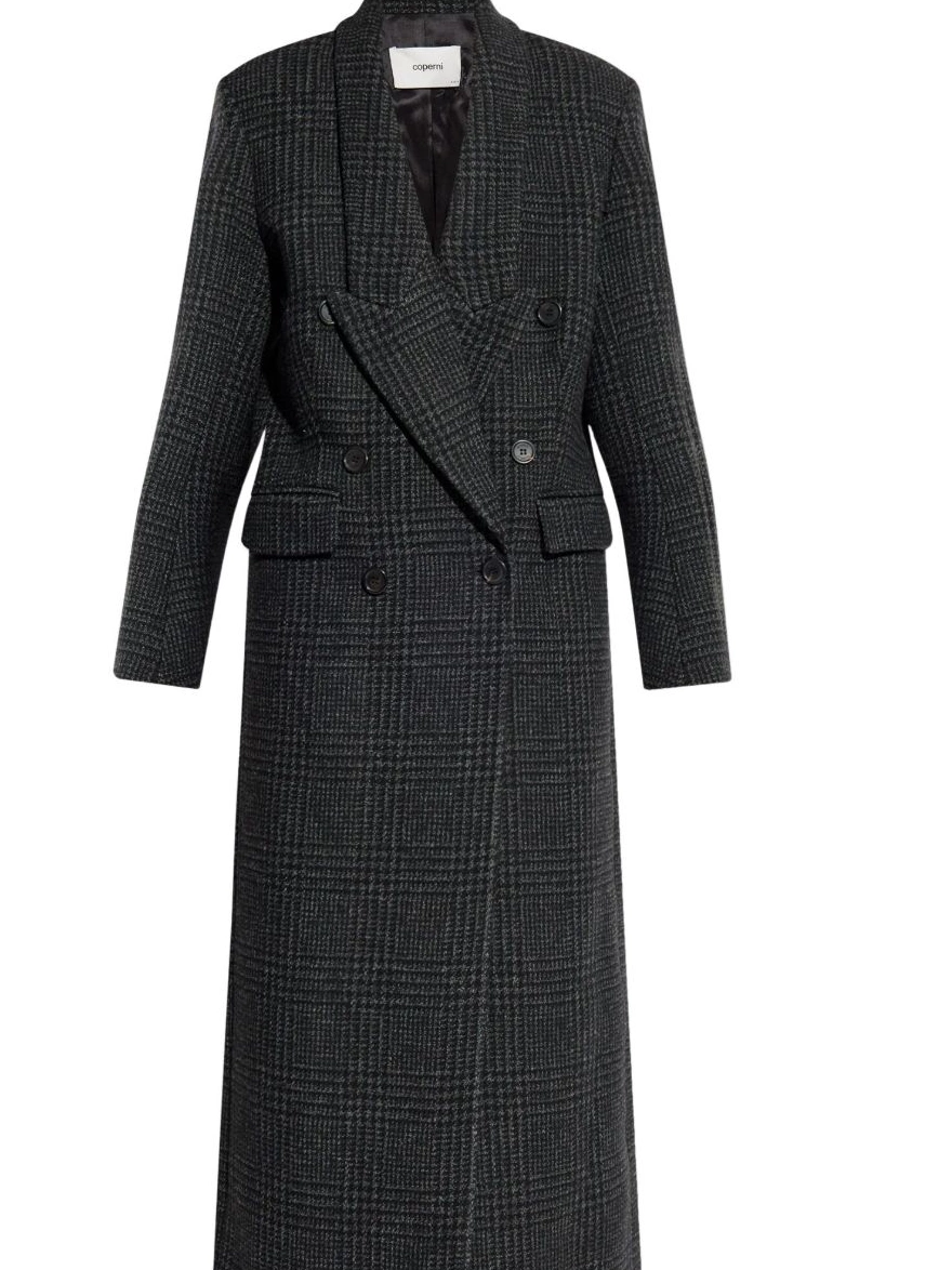 Affordable Women coat Coperni check-pattern 0218