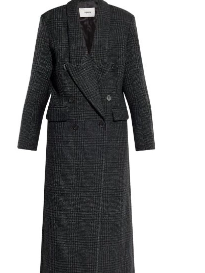 Affordable Women coat Coperni check-pattern 0218