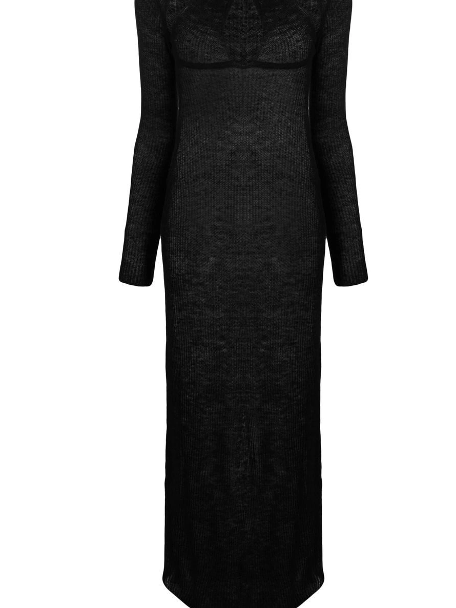 Affordable cut-out Women dress Coperni maxi knitted 0213