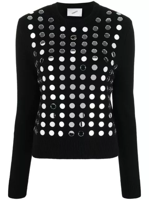 Affordable Coperni mirror-sequin jumper Women 0204