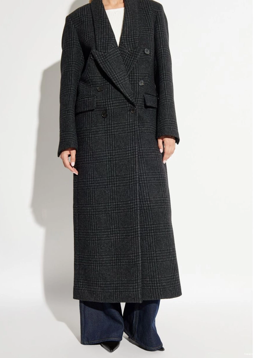 Affordable Women check-pattern coat Coperni 0223