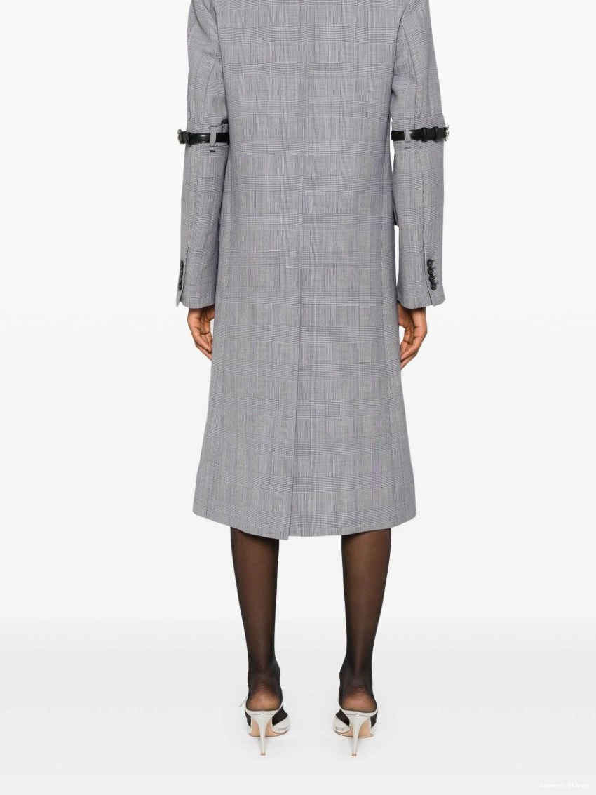 Affordable midi checked coat Women Coperni 0216