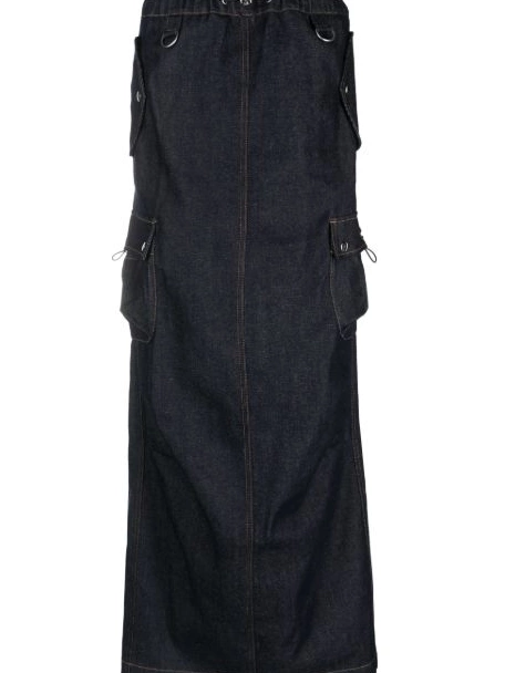 Affordable skirt maxi denim Coperni dark-wash Women 0211