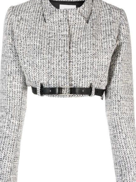 l'oeil jacket cropped Women Coperni tweed trompe 0311